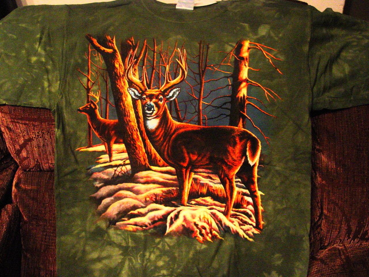 DEER TYE DYE T-SHIRT SHIRT #2 XL
