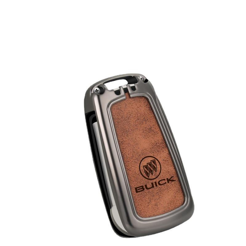 19 Buick Excelle Key Case for Verano, Envision, Enclave, GL8, LaCrosse, GL6, Regal - Men's Buckle Shell