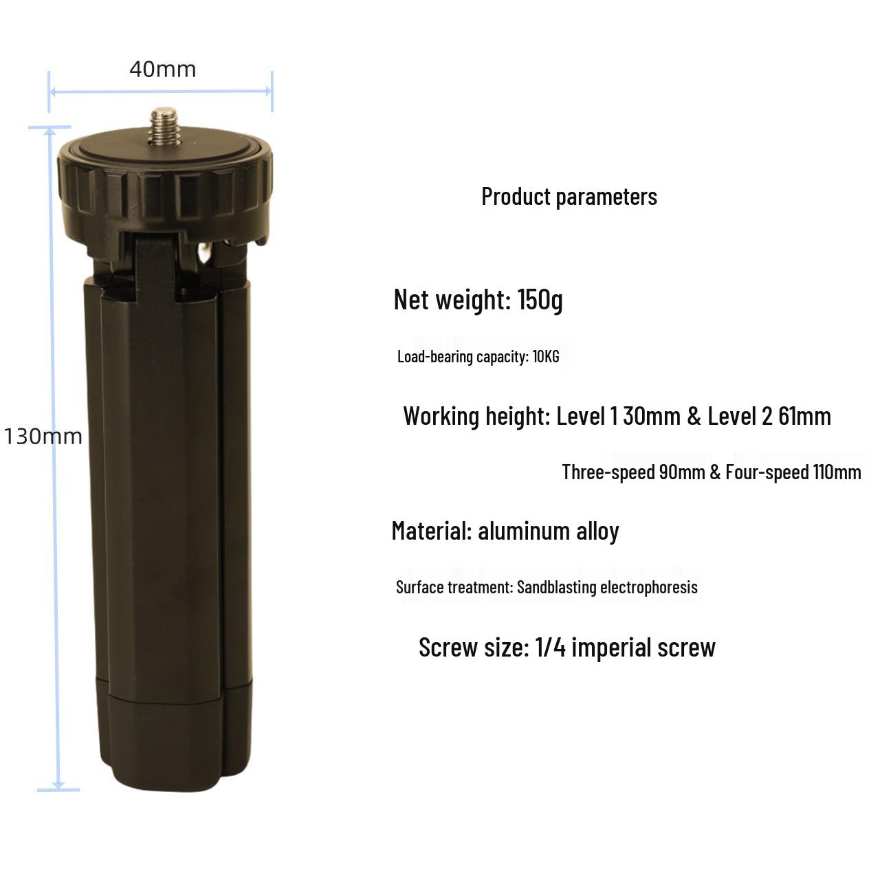 

Aluminum Alloy Projector Stabilizer Tripod with Four-Speed Fan Adjustment for Live Broadcasts