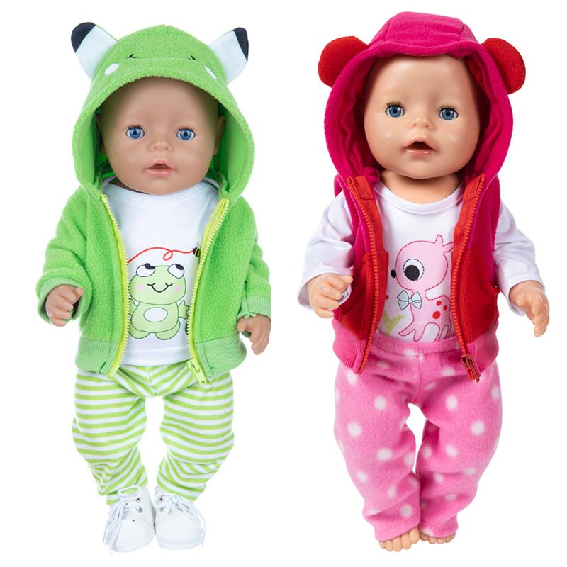 Suit For 17 Inch Baby Reborn Doll 43cm Baby Doll Clothes, Doll Acssories