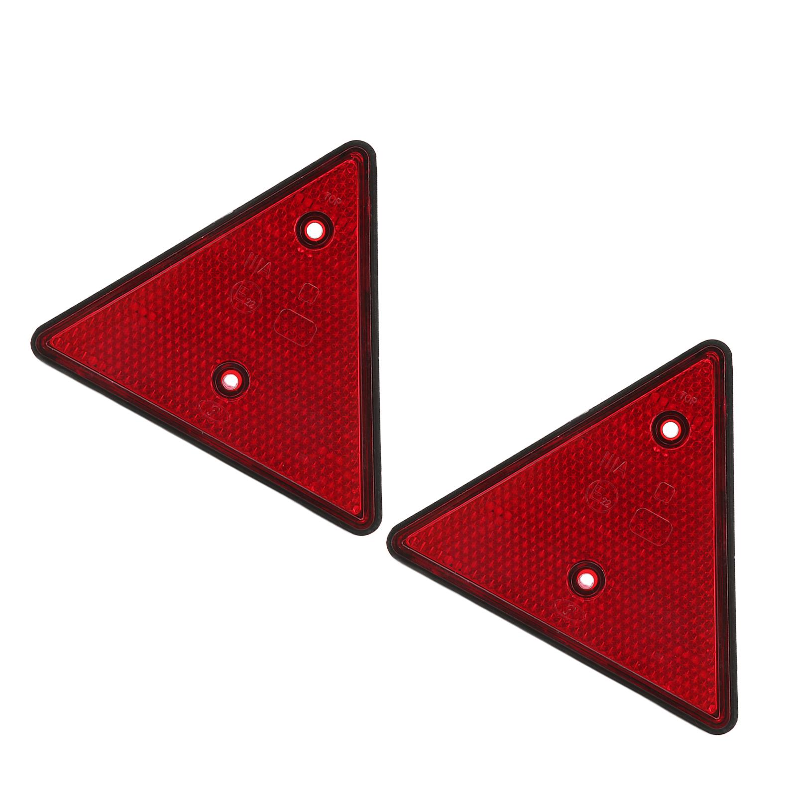 

2шт грузовик красный отражатель водонепроницаемый отражатель с двойным отверстием для прицепа каравана автодома