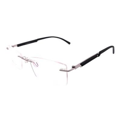 RSINC Randlos Leichtgewicht, Flexibler Rahmen/Brille/, Sport, Silber - Schwarz IB-1 VR-O3FE-M0WB
