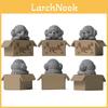 Paper Box Poodle Diy Miniature Garden Decoration Pvc Cartoon Handheld Figurine For Home Party Use