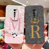For Oppo Reno 2 2Z 2F Phone Case Creative Letters Camera Protection Bumper For Oppo Reno2 Soft Smooth Liquid Silicone Back Cover