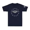 Usa 1776 Distressed Patriotic Tshirt American Flag Vintage Unisexs Tshirt