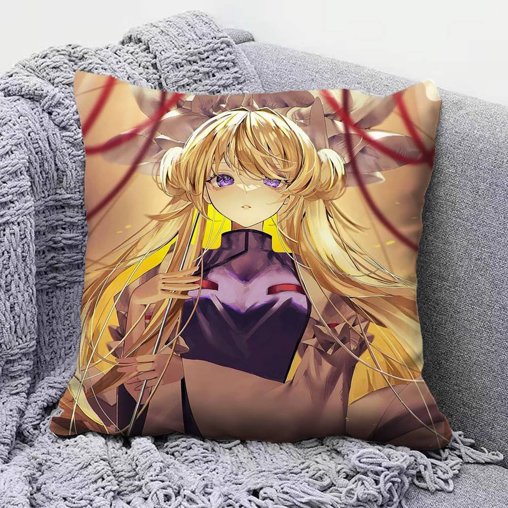 Yakumo Yukari Touhou Project Pillow Covers Home Sofa Cushion Covers and Aecorative Custom