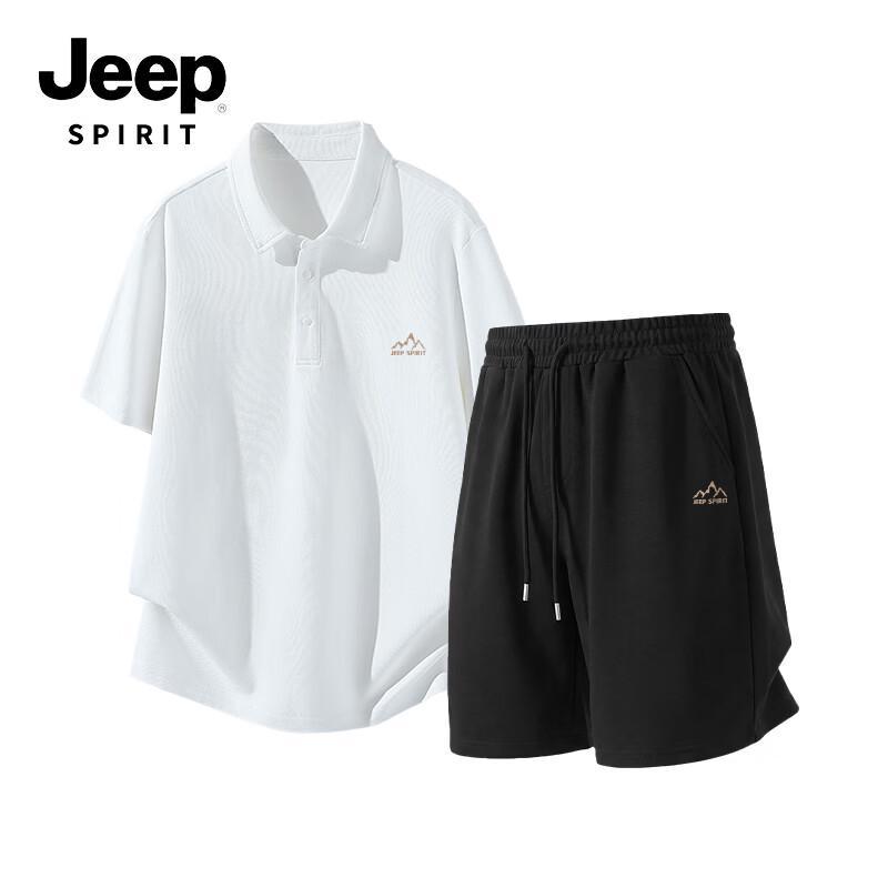 

Мужской повседневный комплект: пуловер и шорты-бермуды JEEP SPIRIT 2XL
