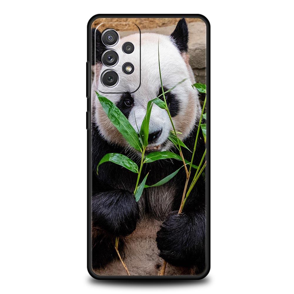 

Чехол для телефона с китайским медведем пандой животным для Samsung A13 A51 A71 A41 A31 A21S A11 A01 A03S A12 A32 A52 A22 A23 A33 A53 A73 5G Samsung A53 5G