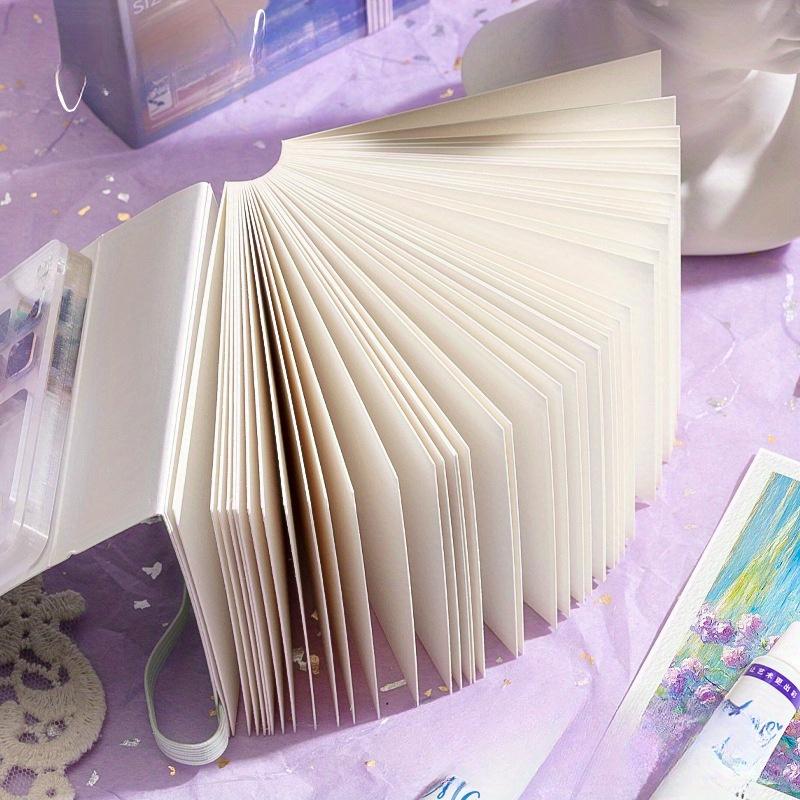 Mini Watercolor Paint Set with Notebook Palette Travel Art Supplies for Handmade Journal Outdoor Sketching Painting Kit gift