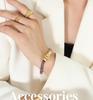 Light Luxury Seven-Color Zircon Gold-Plated Magnetic Bracelet with Titanium Steel Double-Sided Closure