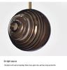 Postmodern Minimalist Striped Glass Pendant Light for Living Room, Cafe, Bedroom, Staircase, and Exhibition Hall