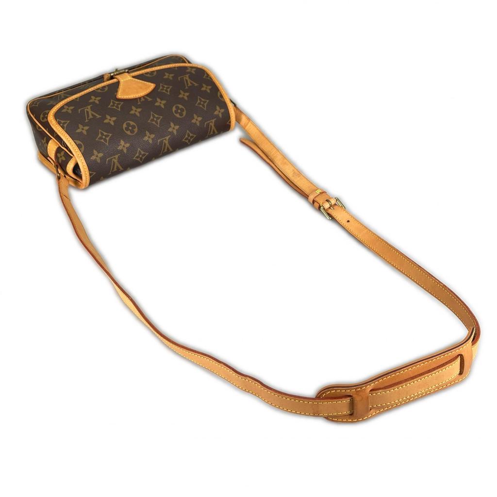 Louis Vuitton Sologne M42250 Shoulder Bag Brown Women Used