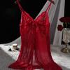 Sexy Mesh V-neck Light Lace Camisole Nightgown Erotic Lingerie Multi-coloured