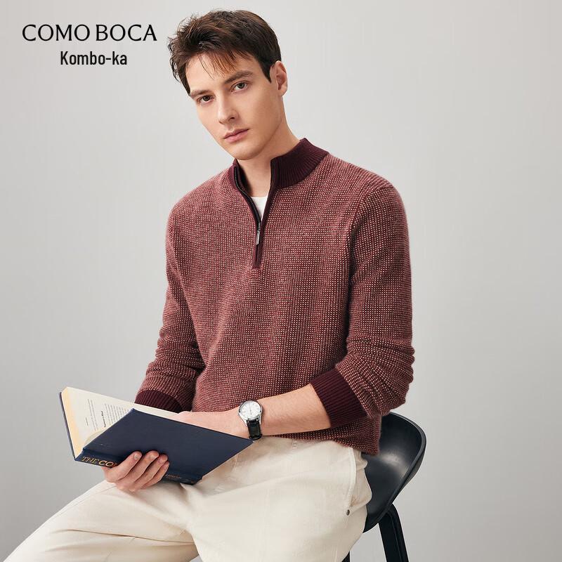 

Men s 100% Cashmere Half-Zip Sweater 3XL