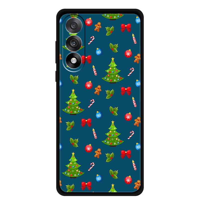 Christmas Phone Cases For OnePlus Nord 5 5G Case Shockproof Silicone Soft Black Cover Christmas Tree for 1+ Nord 5 5G Back Cover