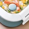Lunch Box Stainless Steel Insulation Leakproof Cute Design Portable Bento Box for School Office Blue