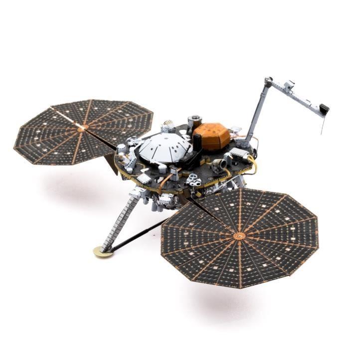 Metal Earth Fascinations, InSight Mars Lander 3D puzzle en métal, miniature découpée au Laser