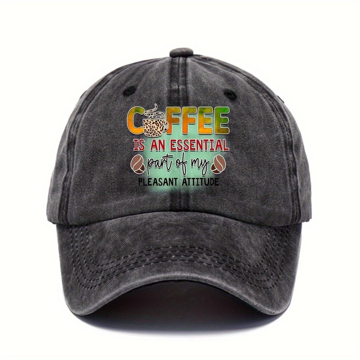 Coffee is an Important Part of My Pleasant Attitude Baseball Cap Adult Unisex Casual Polyester Adjustable One Size