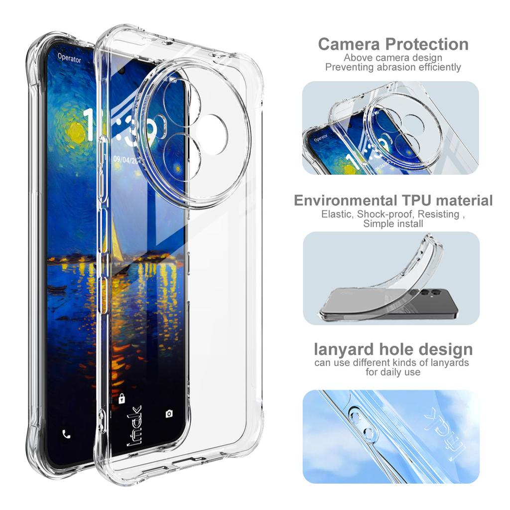 For TCL NXTPAPER 60 Ultra 5G Phone Case IMAK Shock-resistant Soft Case