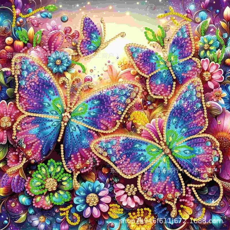 Special-Shaped Bright Diamond Handmade Diy Diamond Sticker Decorative Point Diamond Painting Water Acrylic Crystal Diamond Source Factory Full Diamond