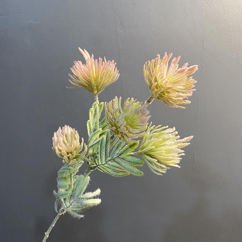 

Single Simulated Flower, Plastic, Mimosa Simulated Flower,Wedding Flower,Hotel and Restaurant Decoration Green Plant Fake Flower