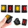Waterproof 4 Pin 12V Led Rocker Toggle Switch Momentary Car Boat Marine On-Off