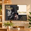 Custom Name Elvis Presley 5D Diamond Painting Personalized Full Drill Diamond Art Kit Gift