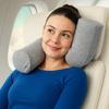 Cuscino da Viaggio Gonfiabile in Memory Foam Regolabile per Aereo Ufficio Sonno Supporto 4 Stagioni Collo Mento Vita Pieghevole Ergonomico Cuscino Cervicale