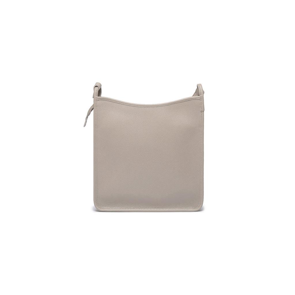 Longchamp Le Foulonné 27 Zipper Solid Color Detachable Shoulder Strap Leather And Fabric Large Shoulder Crossbody Bag Women Shoulder Bags 10140021P55