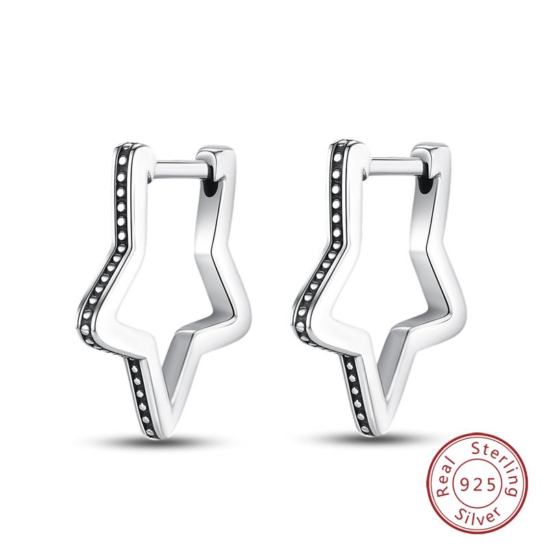 Hot 925 Sterling Silver Earrings Charm Simple Shining Lotus Zircon Wedding Women Jewelry Gift