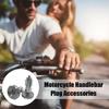 CNC Aluminum Zinc Zinc Alloy Motorcycle Handlebar End Caps Bar Ends Weights  Handlebar Protection