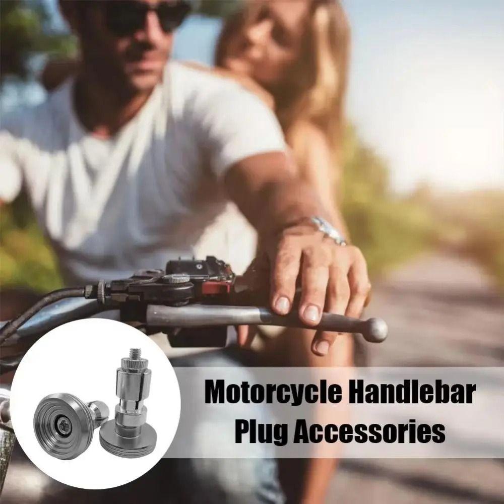 CNC Aluminum Zinc Zinc Alloy Motorcycle Handlebar End Caps Bar Ends Weights Handlebar Protection