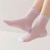 Breathable Mesh Children Princess Socks Solid Color Children's Socks  Kids 1-12Y
