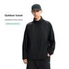 Li Ning Outdoor CF Lightweight Water-Resistant Breathable Reflective Windbreaker Jacket Unisex jackets Black AFDW217-3