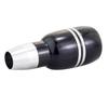 Bashineng Short Gear Stick Shift Push Button Car Shifter Car Universal Knob, Type, Alloy, Head, Automotive, Truck, Accessories, (Black)