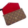 LOUIS VUITTON  M81896 Monogram Shoulder Bag Fuchsia Women