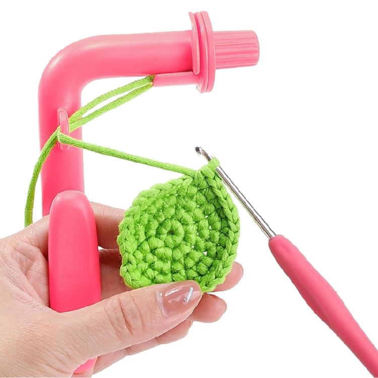 Outil de démarrage au crochet pour débutants Ensemble de crochets multifonctionnel Portable en plastique Pour l'artisanat au tricot