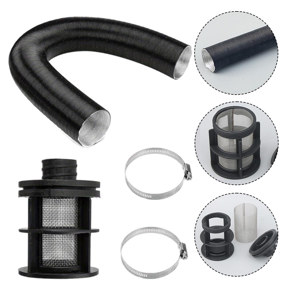 Air Filter Outlet Hose 25mm Duct Pipe Efficient Hot And Cold Air Duct Hose Clip Included For Parking Heater Installation