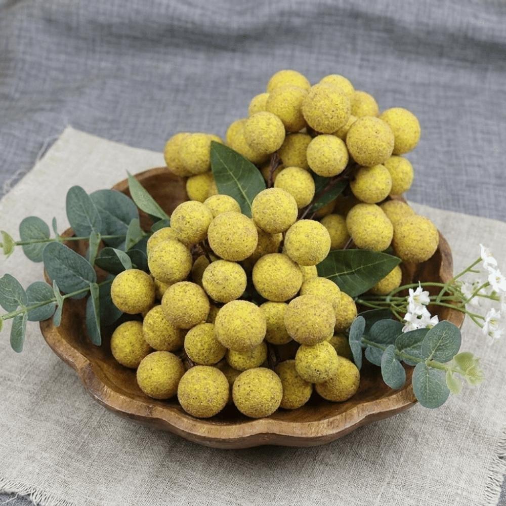 Handwerkskunst Simulation Longan Lebensecht Obstmodell Heimdekoration Künstliche Frucht Blumenarrangement