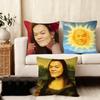 J-Jyp Meme Cushion Cover Soft Plush Fabric Double-Sided Printed Sofa Cushion Cover For All Seasons Home Decor Gift