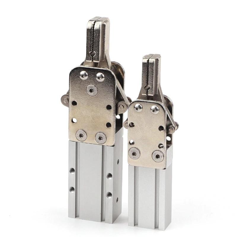 Pneumatic Cylinder Gripper For Robotic Machines Single-acting Double-acting Manipulator End Clamps 2015D 1615D