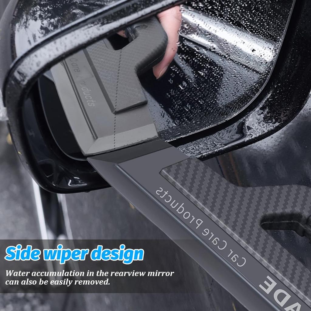 Silicone Blade Car Care Products Water Wiper Flexible Handle for Vehicle Surface Drying and Cleaning Tool