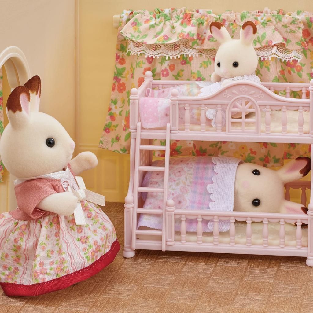 Epoch Sylvanian Families Set House with Red Roof Furniture Set ST Mark Certification 3 Years Old and Up Toy Dollhouse Sylvanian Families