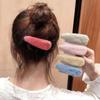 Random Color Plush Hairpin Sweet Headwear Bang Clip Fashion Cute Barrette Girls