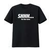Shhh Niemand Geeft Erom Humor Sarcasme Grappig Mannen T-shirt vintage Gewassen homme Zacht Ademend Top Voor Dagelijks Gebruik Licht Casual