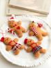 Y New Christmas Ornaments Brown Gingerbread Man Plush Doll Pendant Christmas Tree Decoration Accessories Small Pendant