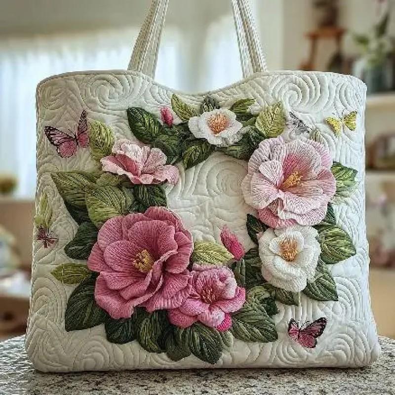 3D Printed Tote Bag 600D Oxford Cloth Womens Fashion Shoulder