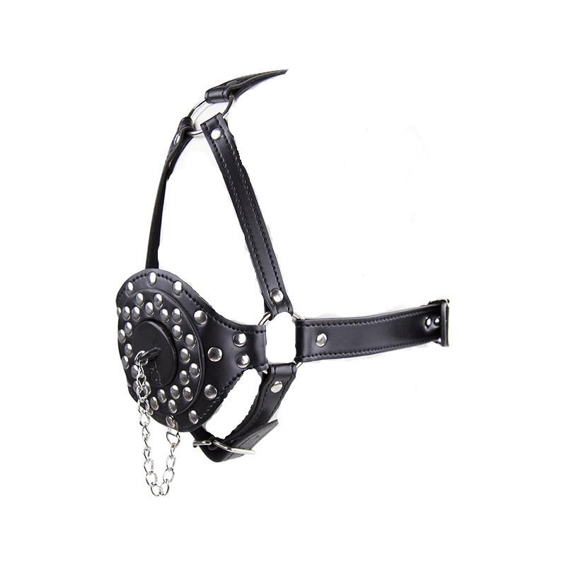 SM Female Slave Training Toy: Forced Mouth Gag for Couples, Flirting & Restraint