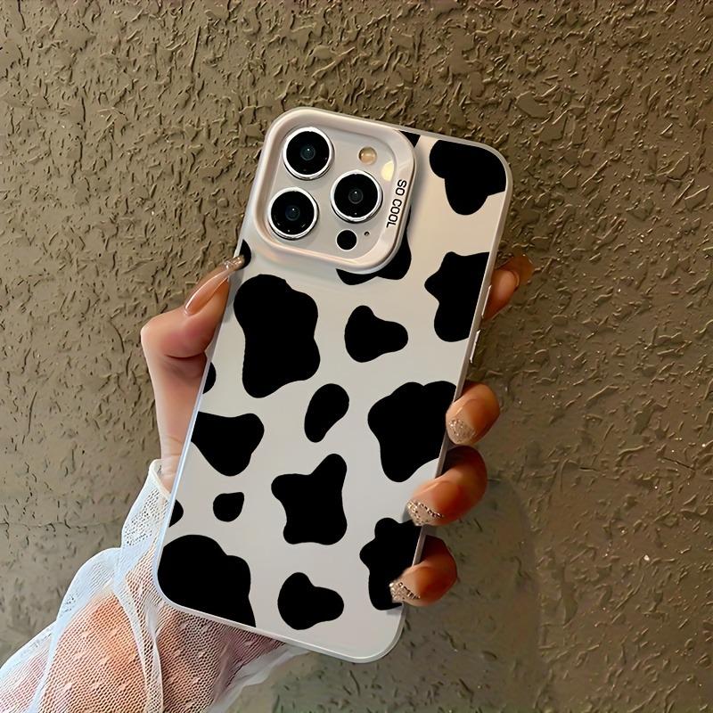 Cow Print Design Case Suitable Phone case for iPhone 17 16 15 14 13 12 11 Plus Pro Max Series Instagram Style Protective Cover