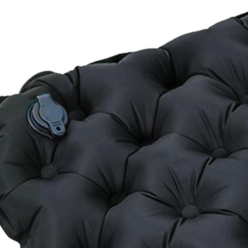 Inflatable Seat Cushion Office Chair Pad Breathable Air Camping Sitting for